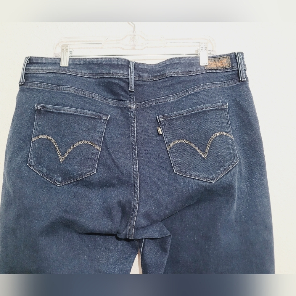 Levi’s 512 Perfectly Shaping Bootcut Jeans Women’s PLUS Size 20W Blue Stretch - Picture 5 of 14